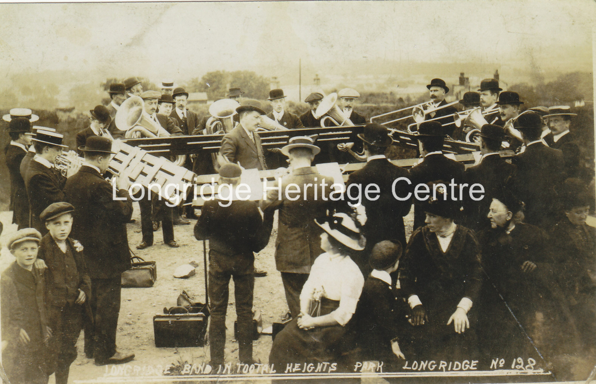 123A - Tootle Height Park - Showing Longridge Band in action - Unknown